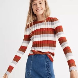 Madewell Ribbed Stripe Sweater